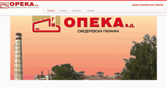 Desktop Screenshot of opeka.co.rs