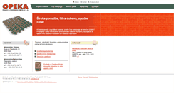 Desktop Screenshot of opeka.si
